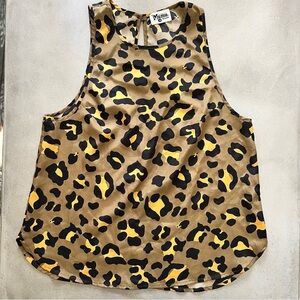 Show Me Your Mumu Brown Leopard Print Sleeveless Tank Top